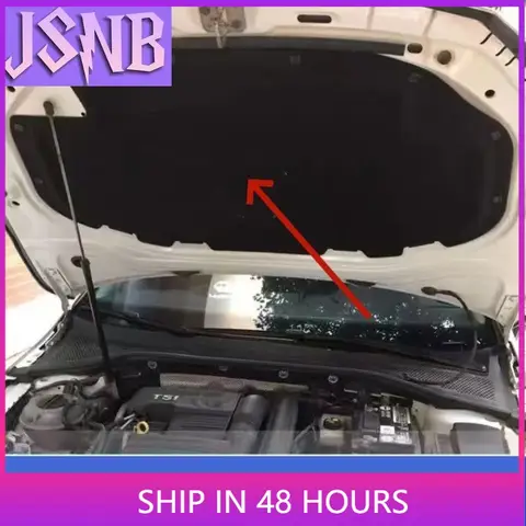 또는 폭스바겐 폭스바겐 골프 7 Mk7 7.5 골프7 2012~2021 2015 자동차 후드 패드 소음 단열 코튼 방염 매트 자동차 액세서리