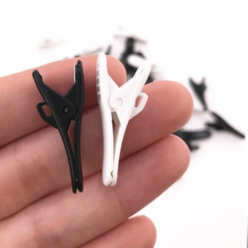 20 pçs cabo do fone de ouvido cabo fio lapela colar clipe nip braçadeira titular para fone de ouvido mp3 mp4 clipe grampos