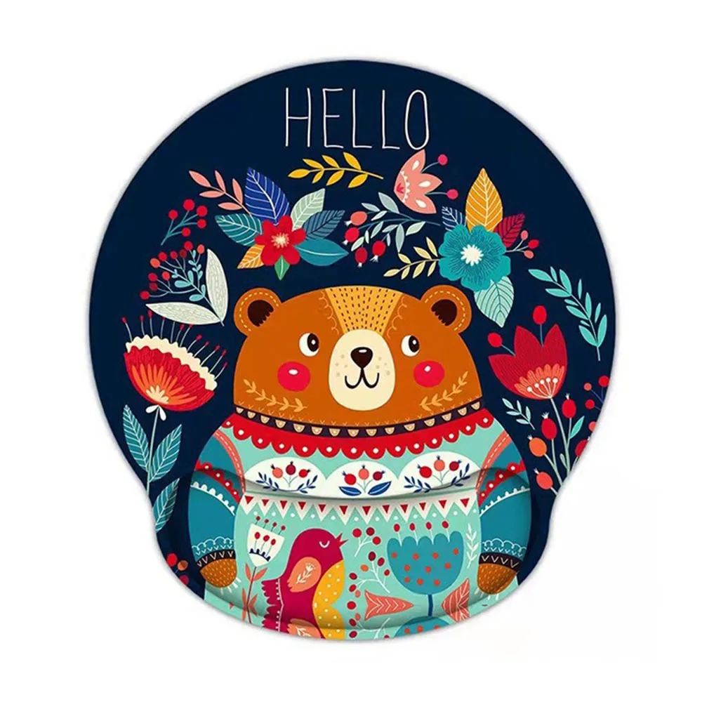 High Quality Silicone Mouse Pad Wrist Rest Ergonomic Mice Hand Support Non Slip Soft Mousepad Home Office