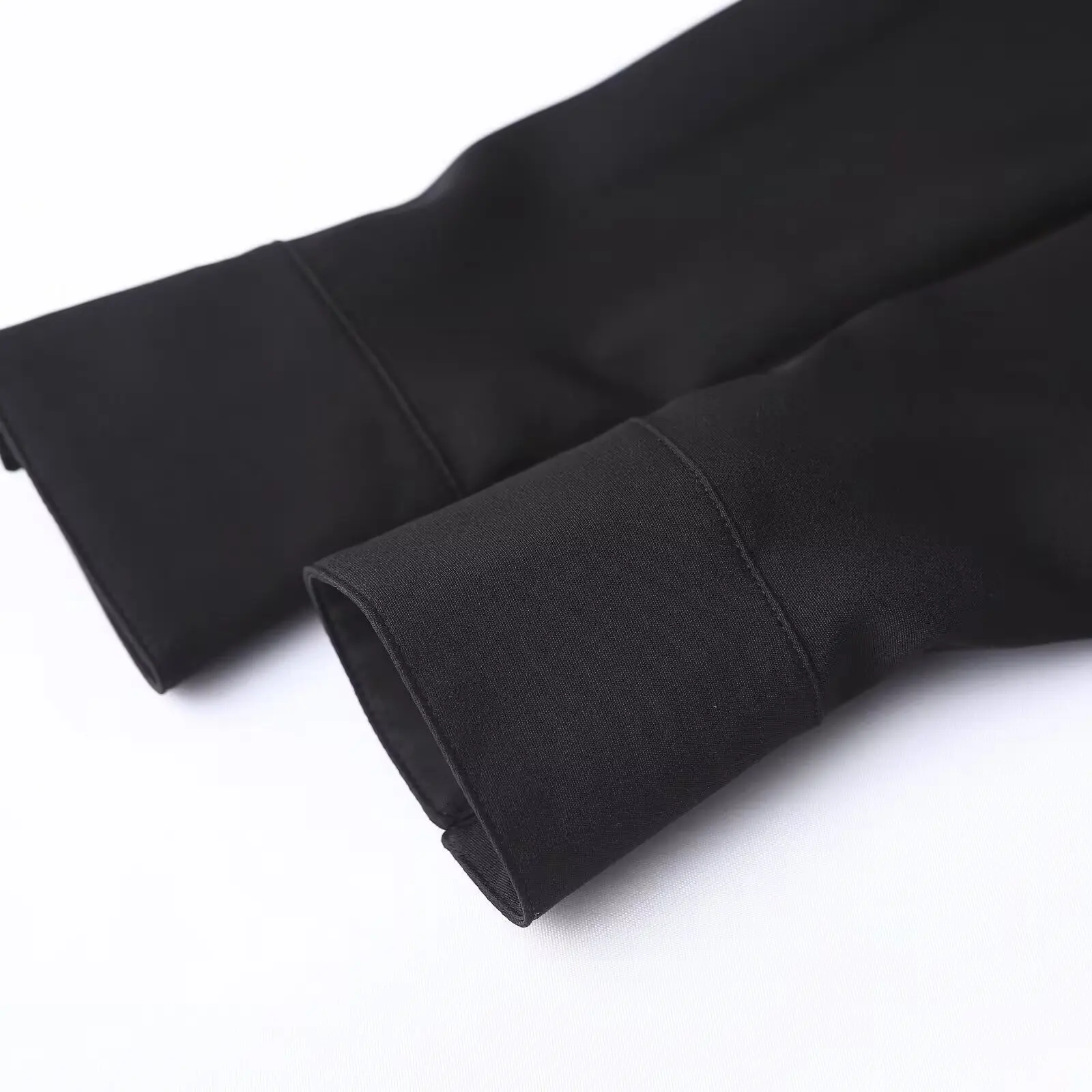 JNLEAOG, новинка весны, женские модные длинные свечьи длинные отложные воротники, полиэфирное волокно, облегающие пуговицы с v-образным вырезом, чистый цвет