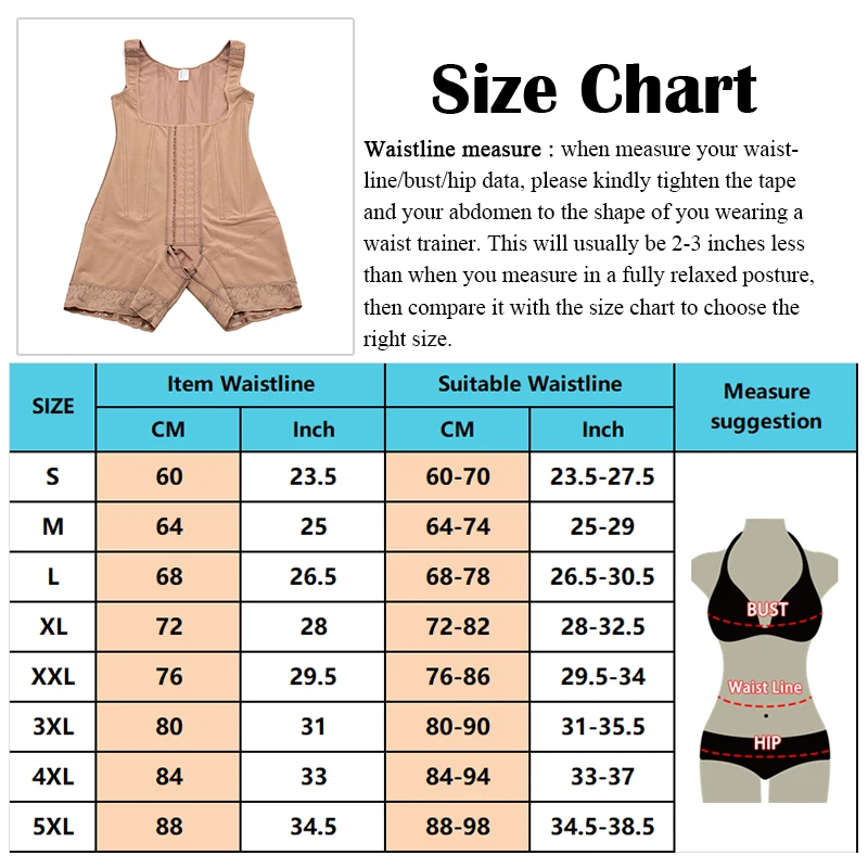 Faja Shapewear Abdomen Reducing Girdles Postpartum Belly Control Body Shaper High Compression Corset Waist Trainer Female Sheath