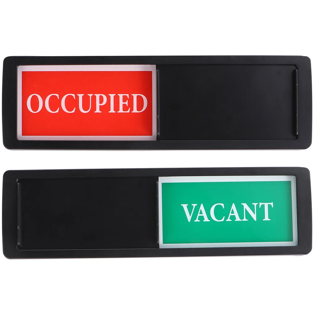 

2 Pcs Room Magnet Fridge Custom Office Door Signs Welcome UV Process Occupied Available