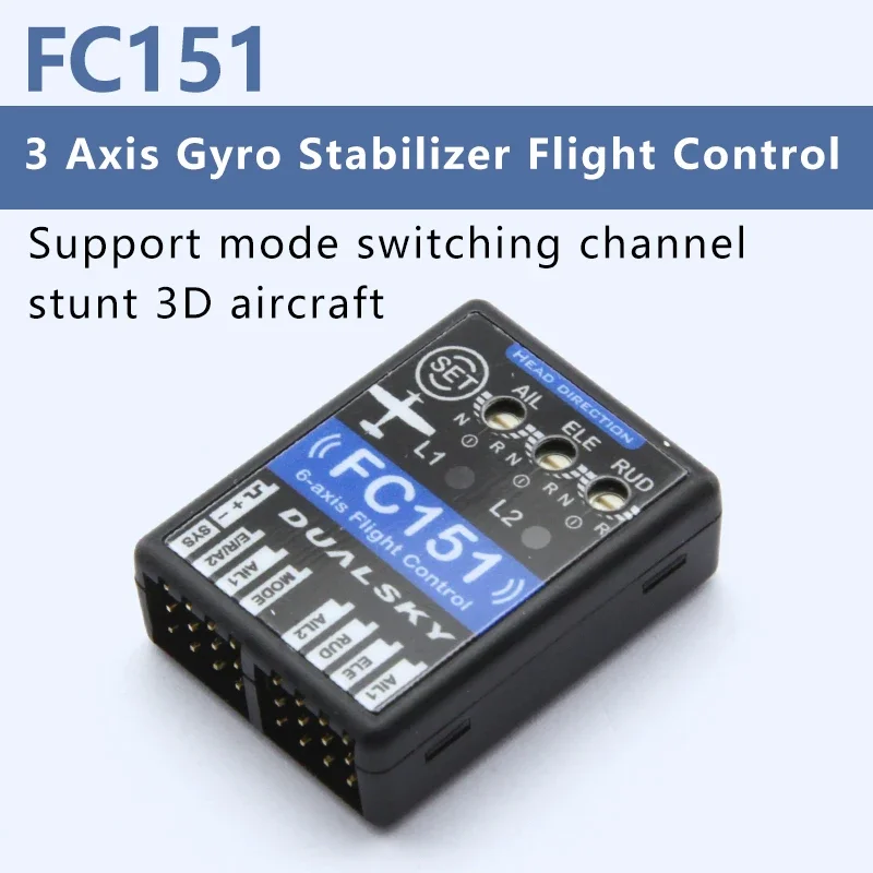 DUALSKY FC151 3 Axis Gyro Stabilizer Flight Control System For RC Airplane