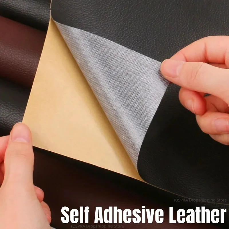 Self Adhesive Leather Stickers For Sofa Repair Patch Furniture Table Chair Sticker Seat Bag Shoe Bed Fix Pu Artificial Leather