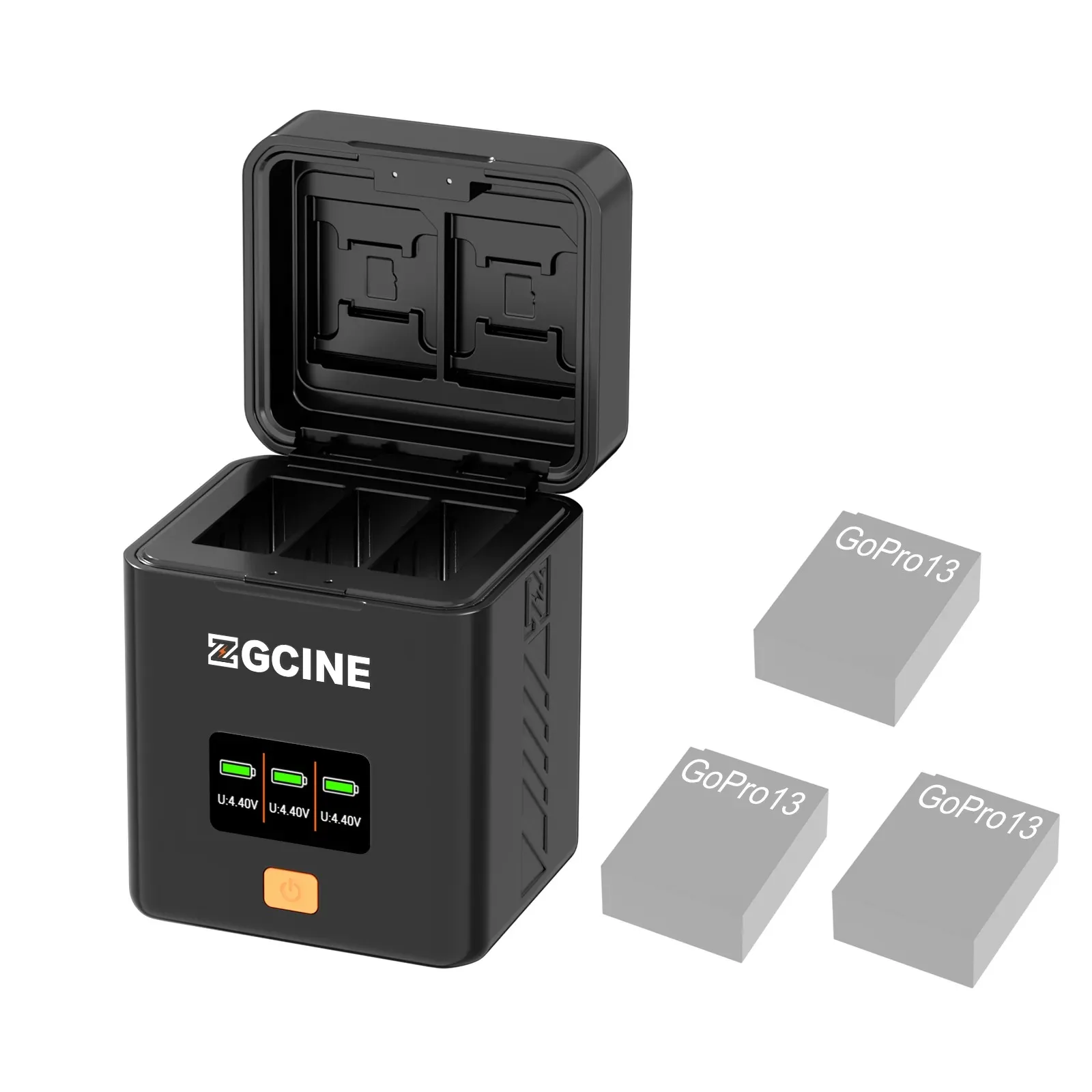zgcine-gp13-charging-case-ps-gp13-usbc-pd-fast-dual-charger-battery-box-for-gopro-hero13-camera-battery