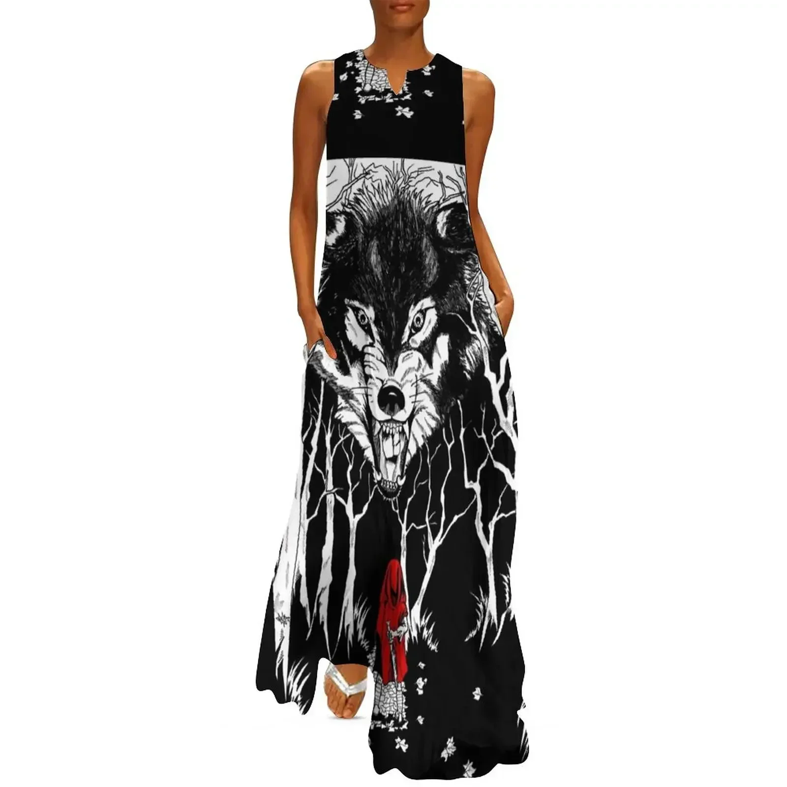 

Caperucita roja (Little red ridding hood) Long Dress Women's summer suit cute dress dress for women 2025