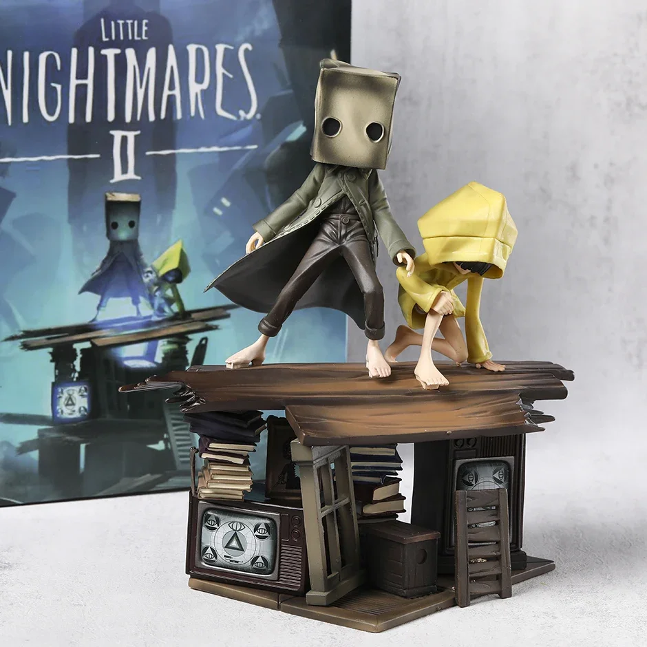 22.5cm Little Nightmares Six & Mono GK PVC Figure Statue Model Toy Doll Gift