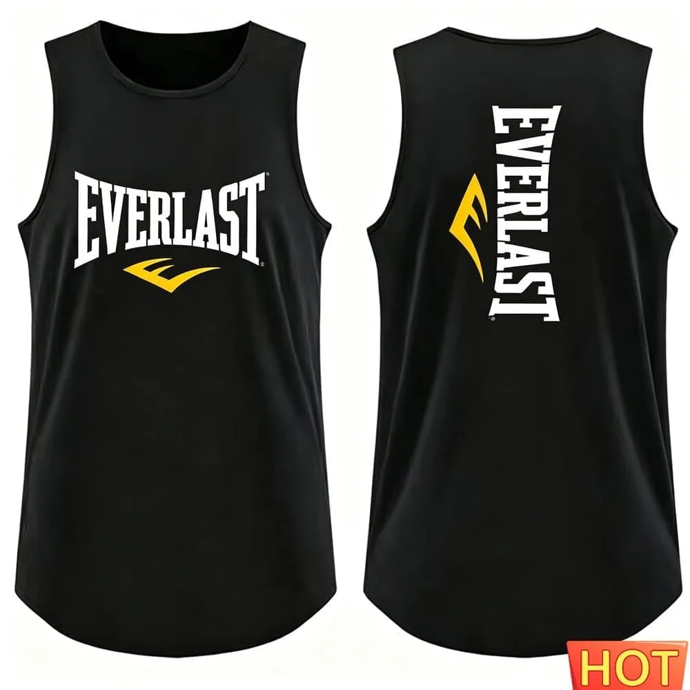 Sommer Gym Herren T-Shirts und Tanktops Atmungsaktive Neue Box-Tanktops für Männer Sportbekleidung Schnelltrocknende Box-Trainings-T-Shirts – Detail 1