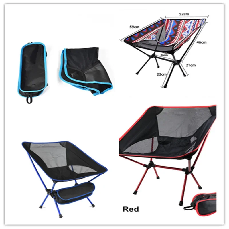 Fishing Chair Folding Portable Outdoor Moon Space Beach Lazy Camping Picnic Comfortable