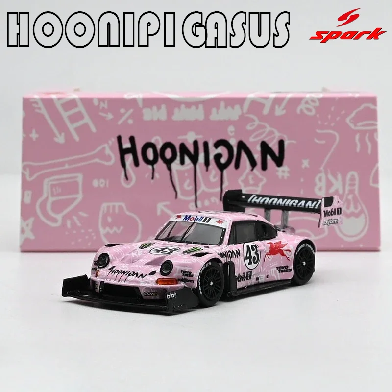 1/64 Spark HOONIPIGASUS 911 Pikes Peak 2022, Nuevo, Disponible Ahora, Coche de Juguete de Aleación Fundida a Presión, Regalo Festivo, Edición Coleccionable