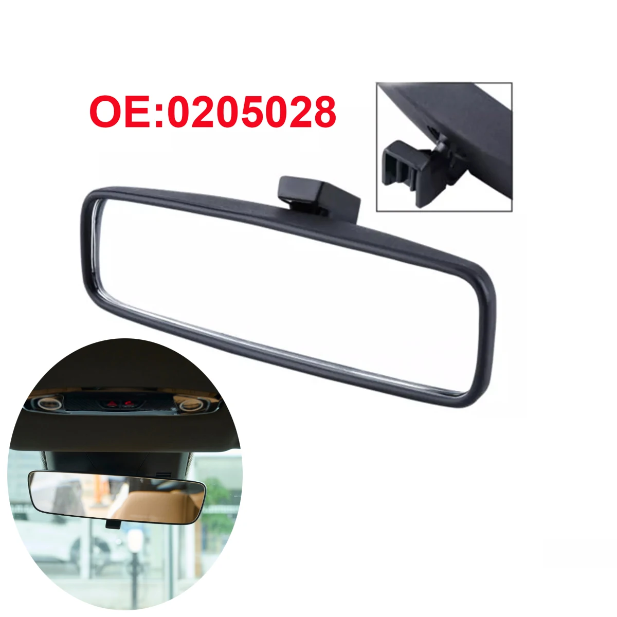 Immagine 3: Specchi interni auto per TOYOTA AYGO / PEUGEOT 107 108 / CITROEN C1 Specchietto retrovisore - 0205028 Accessori auto Parti interne
