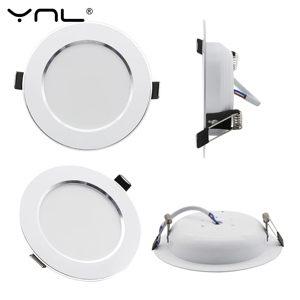 

LED Downlight 7W 9W 12W 15W 18W AC 220V 240V Recessed Round Led Ceiling Lamp Spotlight Panel Lights Indoor Lighting Spot Light