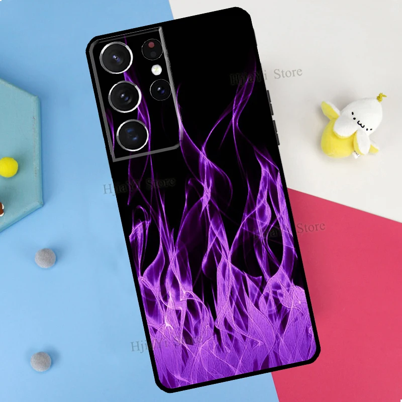 Infinity On Purple Phone Case For Samsung Galaxy S23 S22 Ultra Note 20 10 S8 S9 S10 Plus S20 FE S21 FE Cover