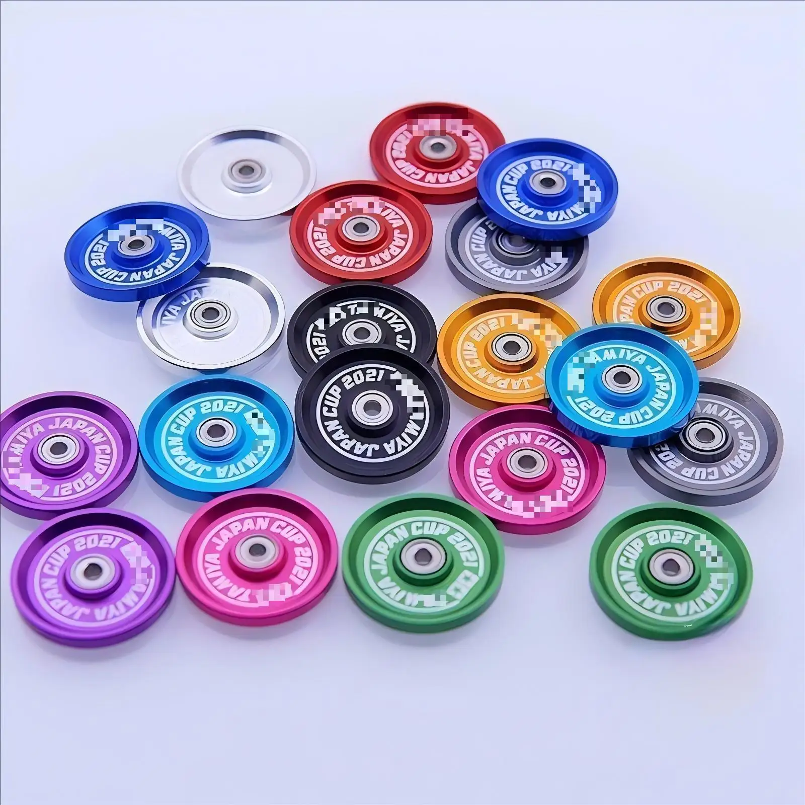 Rodillos guía de letras de 19mm para Tamiya 2021 J-CUP Mini 4WD modelo de coche 95148 |   2 piezas de mejora |   Se adapta al modelo de coche 4WD