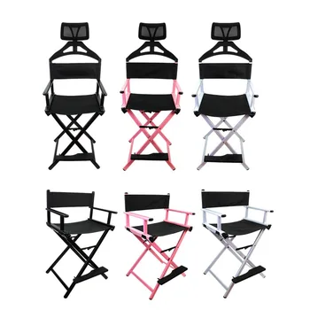 Makeup Chair Photography Artist Aluminum Alloy Fabric Art Student Studio Makeup Chair High-Back Direct 1