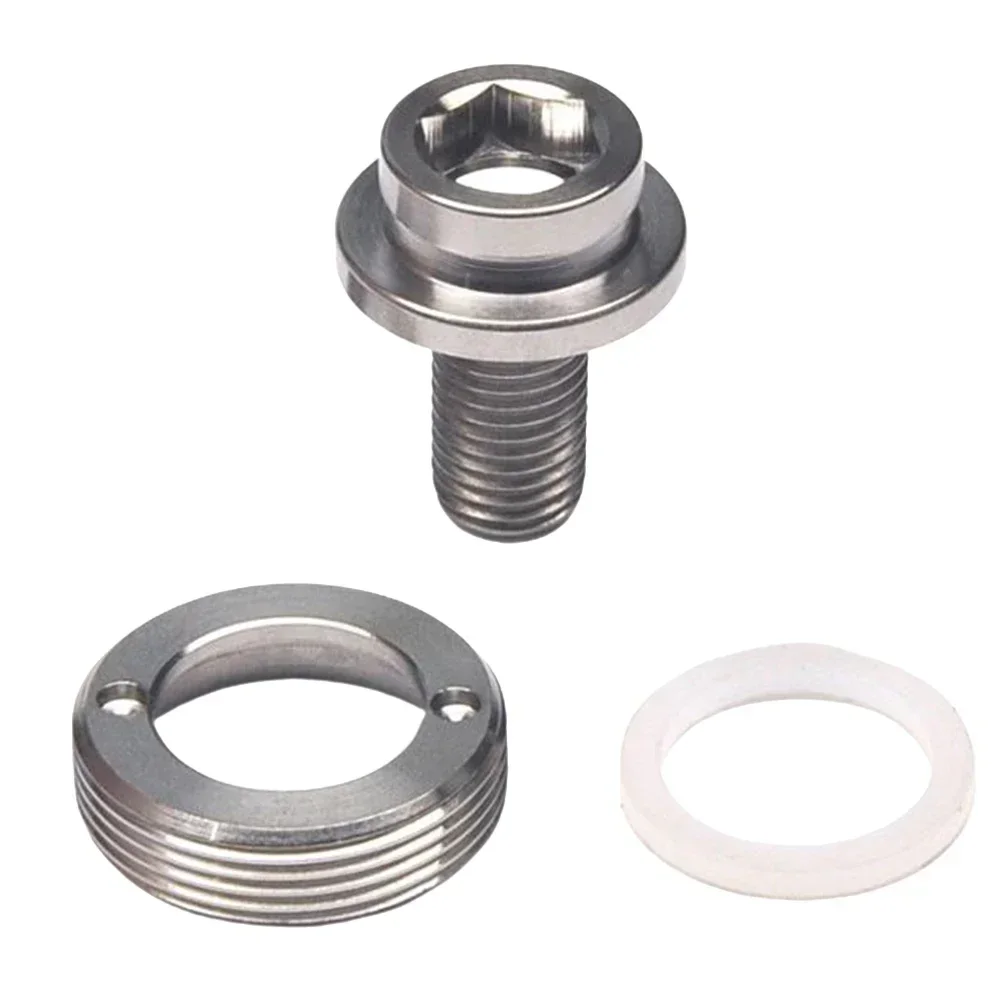 Bicycle Bottom Brackets Screw Hex With Dust Cover M8x15mm Alloy Square Hole Sealed Bolts Bike Accessories