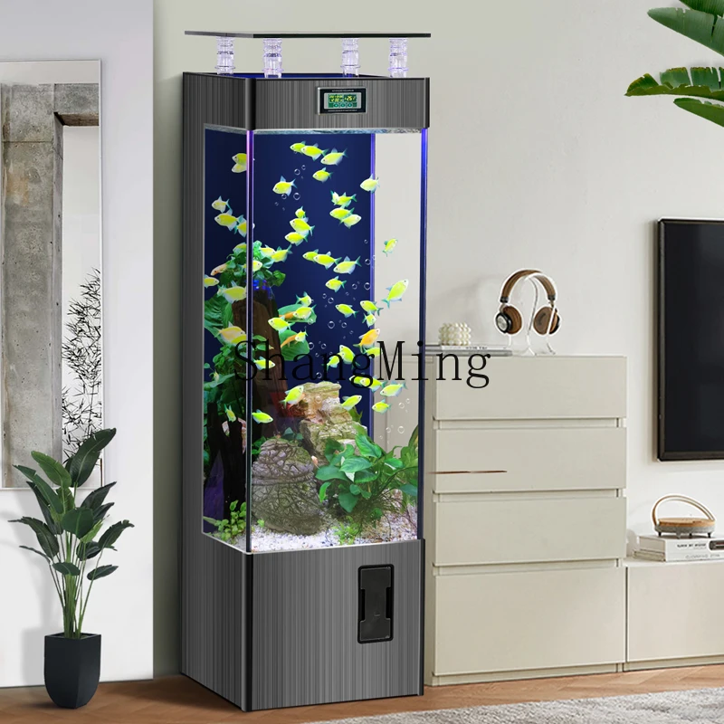 ZYH new smart fish tank ecological lazy water-free small and medium living room household aquarium