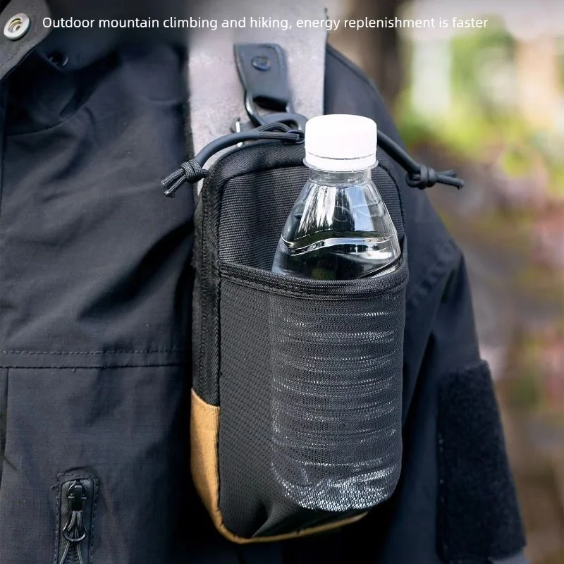 Outdoor Hiking Storage Bag Water Bottle Bag Phone Pocket  Waterproof Multifunctional Mountaineering Adjustable Expand Backpack