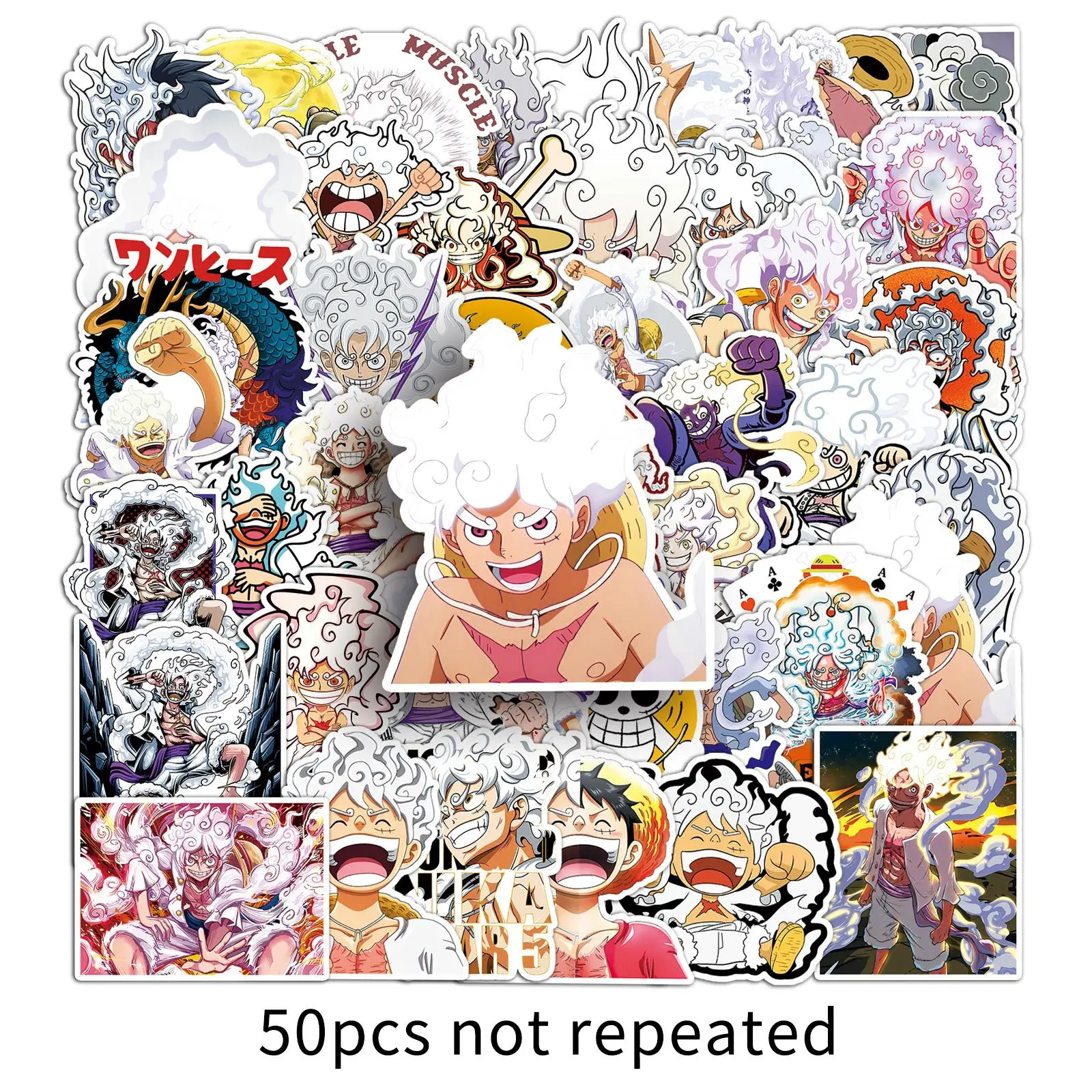 

One Piece Cartoon Sticker Decoration Notebook HD Printd Luffy Zoro Hancock Sanji Sticker DIY Hand Account Diary Sticker Gifts