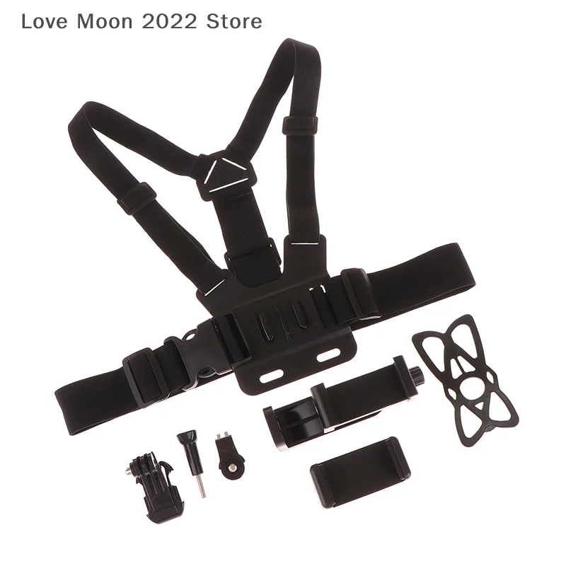 가슴 하네스 마운트 조절 가능 하네스 스트랩 탄성 가슴 벨트 (13 12 11 10 9 360 X4 X5 Action 5 Pro 카메라 액세서리용)