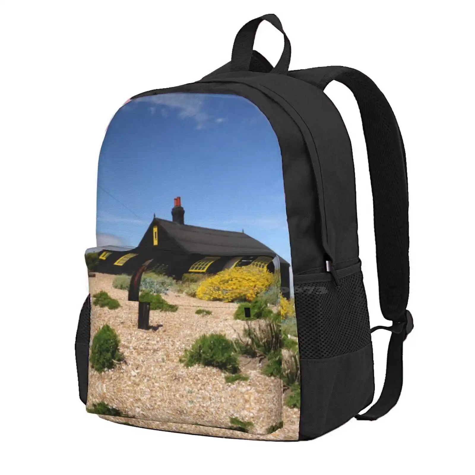 Prospect Cottage Dungeness Hot Sale Schoolbag Backpack Fashion Bags Cottage Shingle Kent Prospect Dungeness