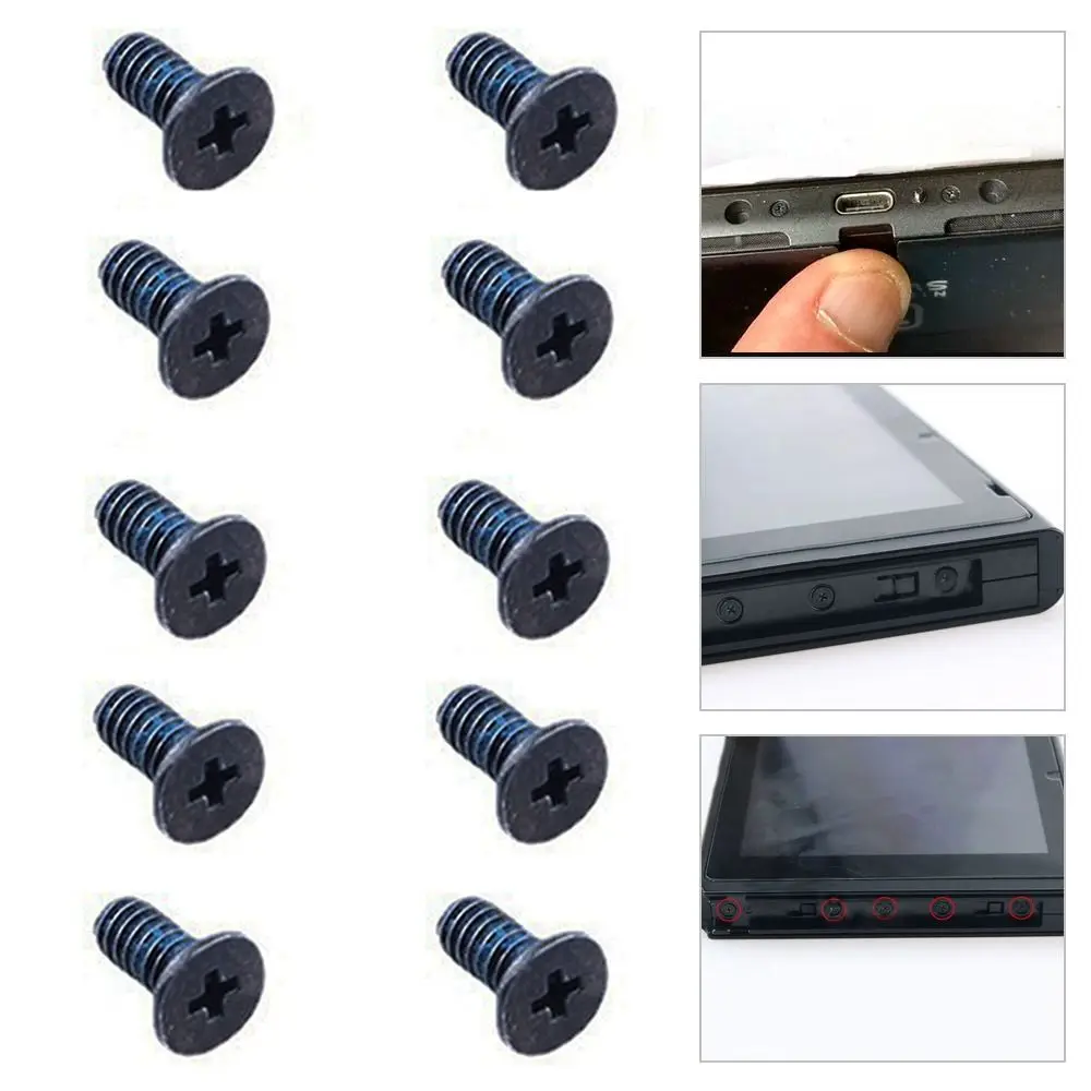Accessories Full Screw Set Game Console Screws Durable Universal Game Controller Screws Host Screws for Nintendo Switch/Joycon