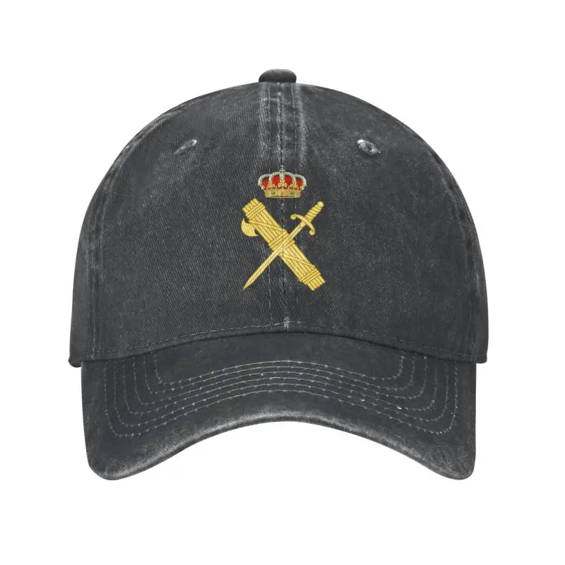 Custom Cotton Emblem Of The Spanish Civil Guard Baseball Cap Men Women Adjustable Unisex Spanish Coat Of Arms Dad Hat Summer