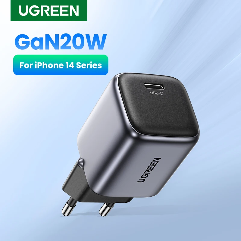 UGREEN 20W 30W GaN Charger PD Fast USB Type C Charger USB C PD3.0 QC3.0 Quick Charging For iPhone 16 15 14 Mobile Phone Charger