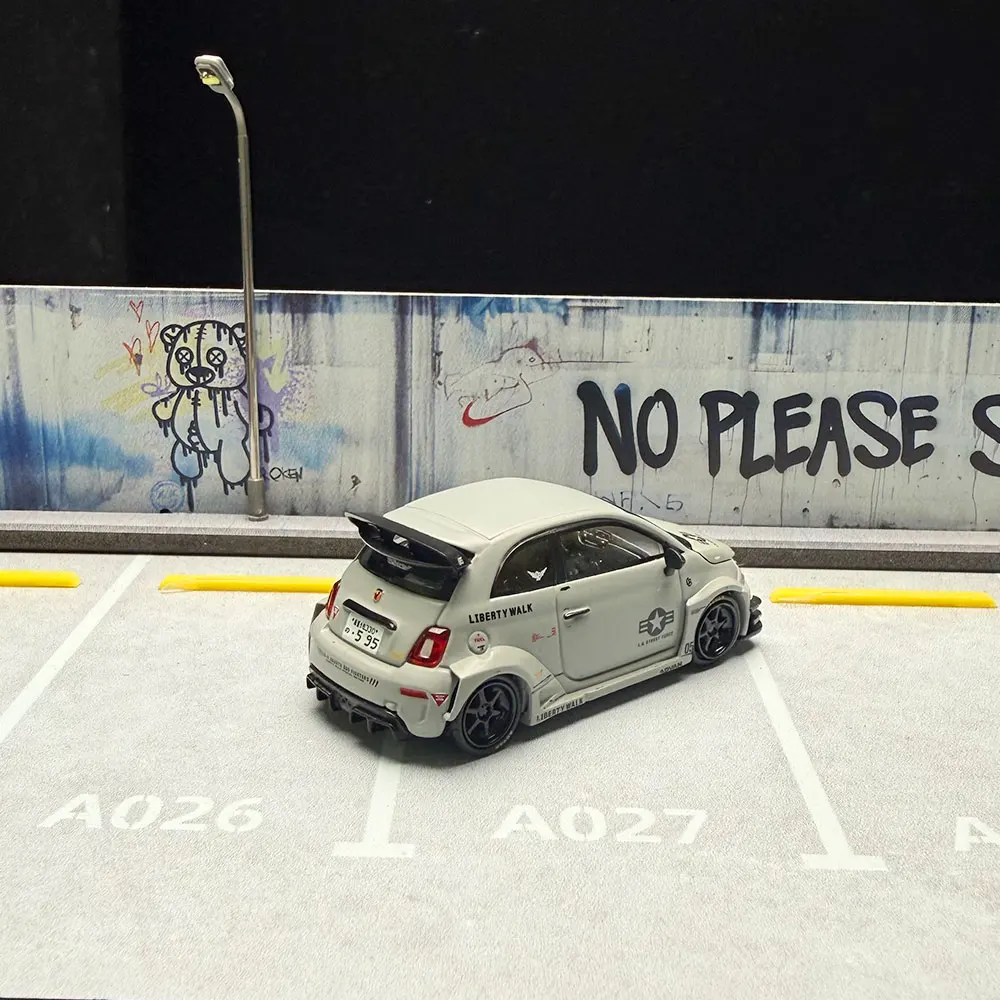 MGT 1/64 LB-WORKS X Abas Works ABARTH 595 Legierungs-Druckguss-Modellauto Sammlerstück Spielzeugfahrzeug Geschenk (Ohne Verpackung) – Detail 10
