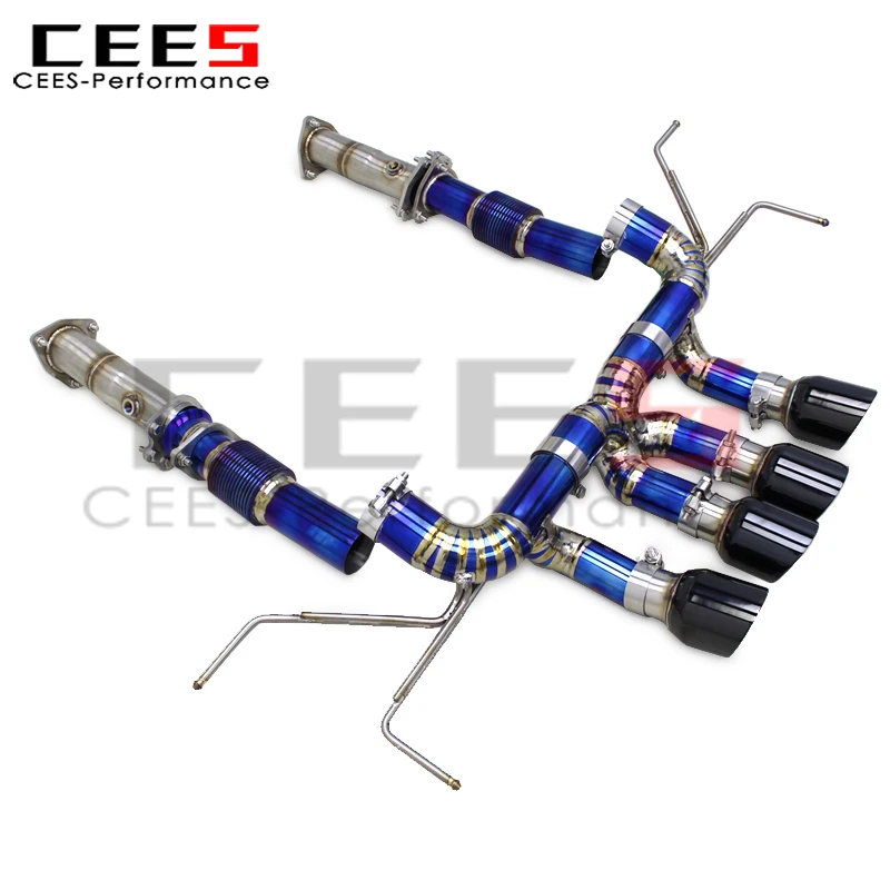 

cees Catback Exhaust for Chevrolet CORVETTE C8 Z06 2019-2025 Racing Titanium Exhaust Pipes Car Exhaust System
