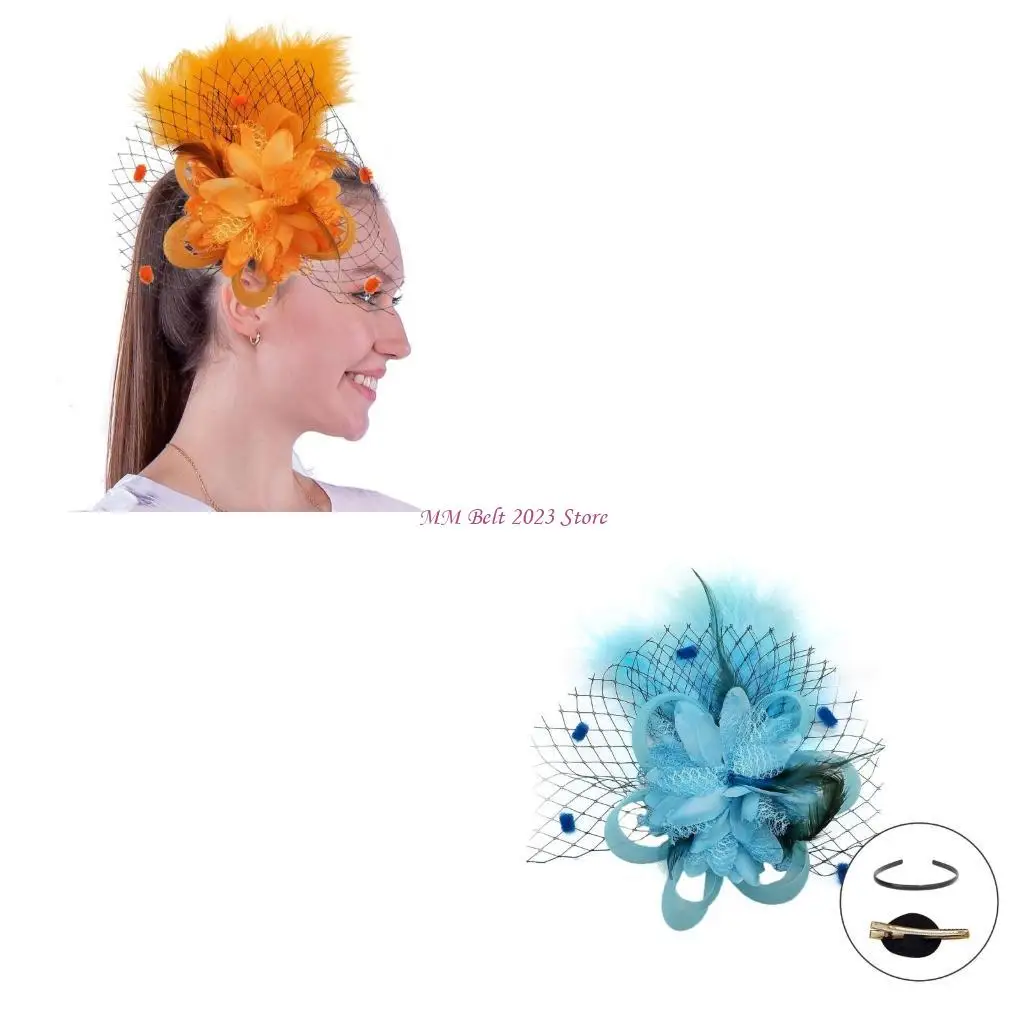 

49ME Элегантная заколка для волос на свадьбу и помолвку, ночной головной убор, винтажная укладка волос