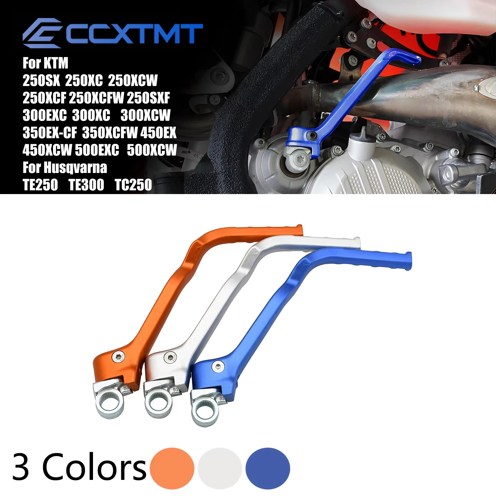 

CNC Forged Kick Start Starter Lever Pedal For Husqvarn TE TC For KTM XCW XCF XCFW SXF EXC EXCF SX XC 450 350 300 250 2011-2016
