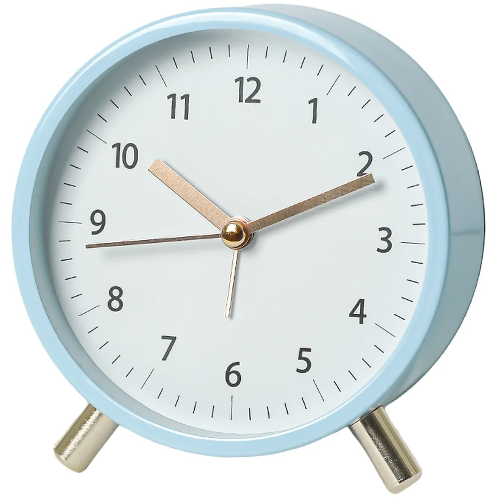 Silent Operation Alarm Clock with Integrated Night Light for Nordic Style Minimalist Design for Home Office and Living Spaces