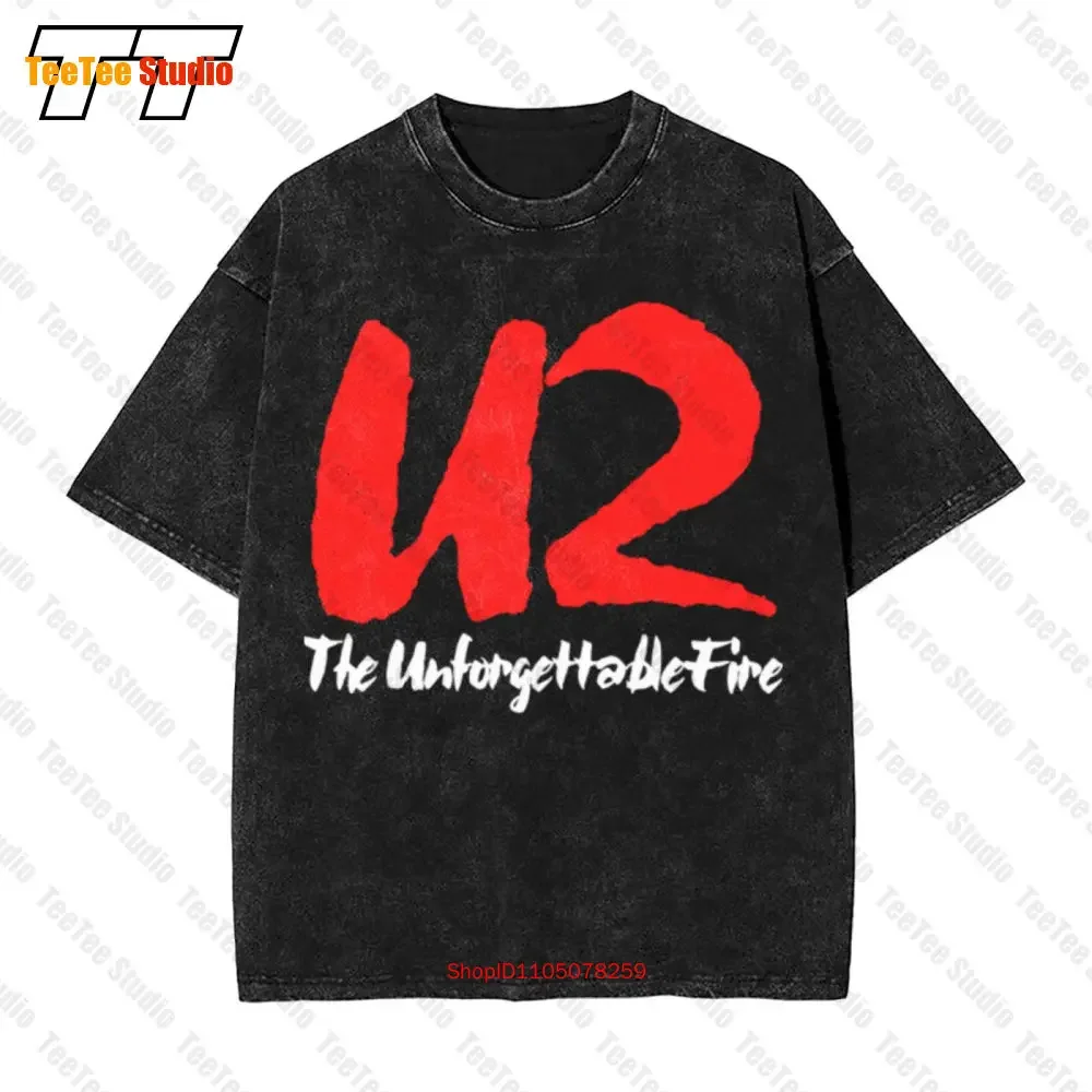 U2 The Unforgettable Fire Cutoff 01 Vintage Oversized T-Shirt OU8U