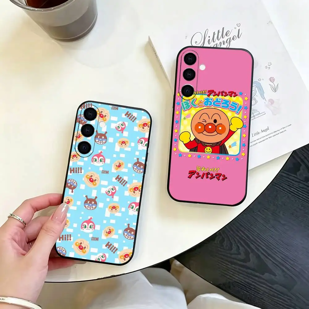Cartoon A-Anpanmans gift Phone Case Black Silicone Soft For Samsung Galaxy A73,A72,A71,A70,A53,A52,A51