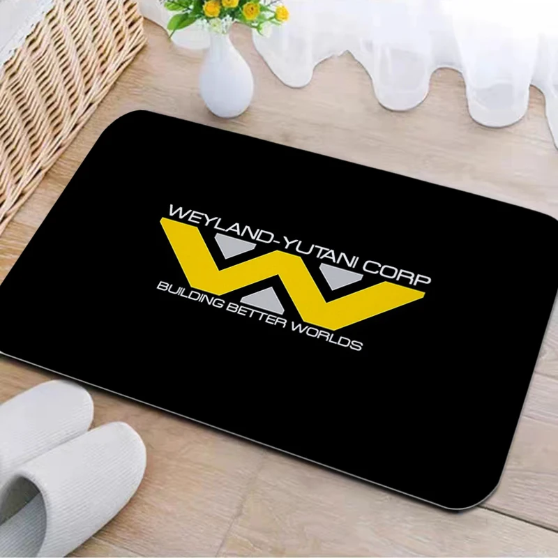 Bathroom Mat Weyland Yutani Kitchen Carpets House Design Doormats Non-slip And Washable Welcome Entrance Door Floor Mats Rugs