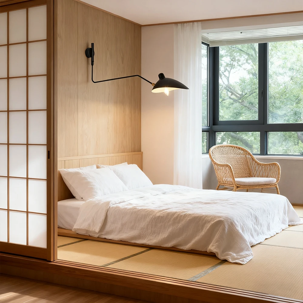 Nordic Retro Spider Serge Mouille Wandlampen, verstellbares langes Arm-LED-Licht für Nachttisch, Schlafzimmer, Wohnzimmer, Arbeitszimmer, Heimdekoration