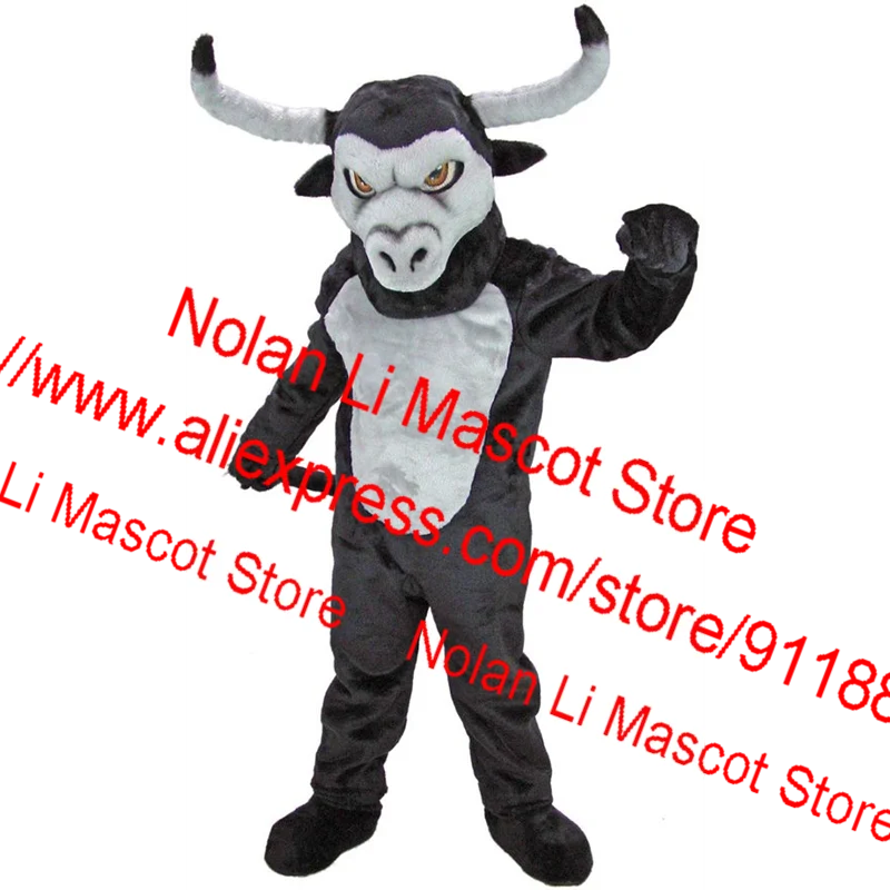 

High Quality Long Horned Cow Mascot Costume Movie Props Role-Playing Party Cartoon Set Game Advertisement Holiday Gift 493