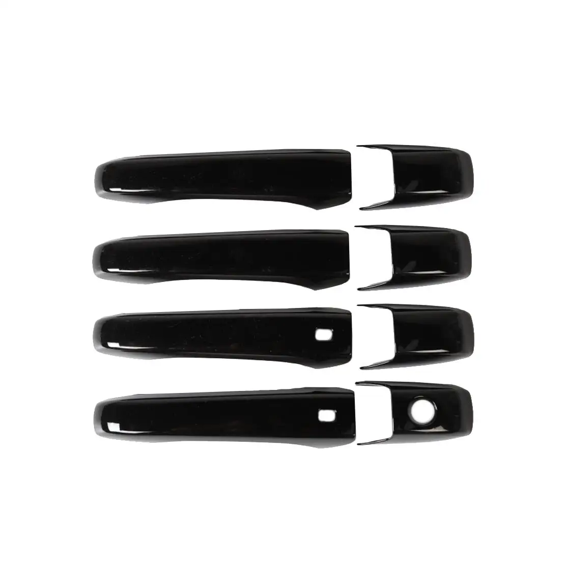 

1 комплект, накладка на внешнюю дверную ручку автомобиля с умным бесключевым доступом, подходит для Chrysler 300 Sedan 2011-2019 2020 2021 2022, черный ABS