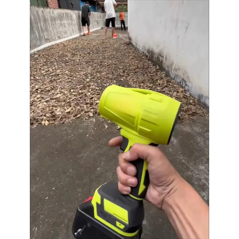 منفاخ محمول للاستخدام الخارجي بقوة 21 فولت، جامع غبار صناعي عالي القدرة، منفاخ أوراق، أدوات حدائق كهربائية