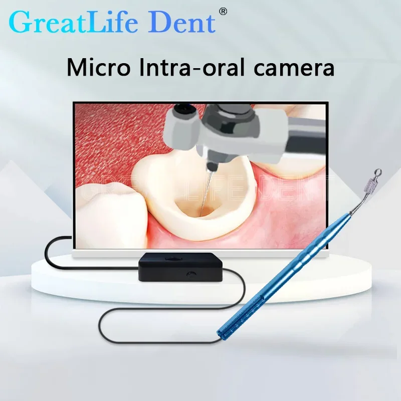 GreatLife Dent Dental Micro Intra-Oral Camera Real Time Wifi 24 Inch Screen Visual Root Canal Removal/ Mouth Mirror/Endo Motor