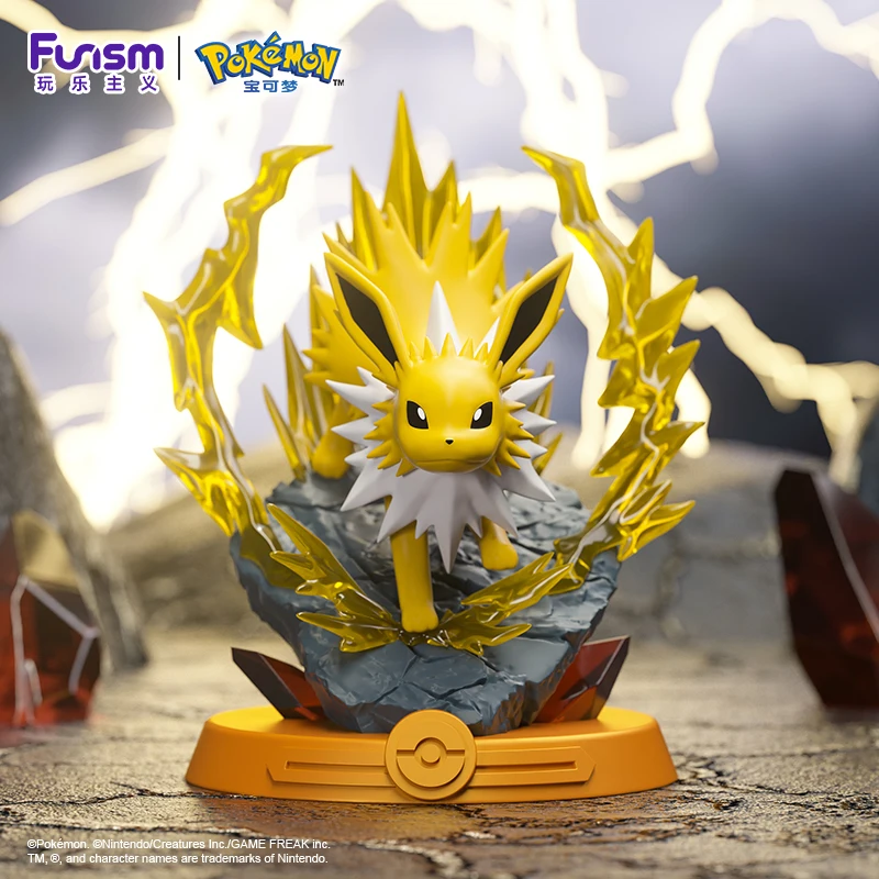 Genuine Pokemon Eevee Set Second Generation Adventure Family Suit Action Figure Toy Collection Model Statue Toy Kids Gift