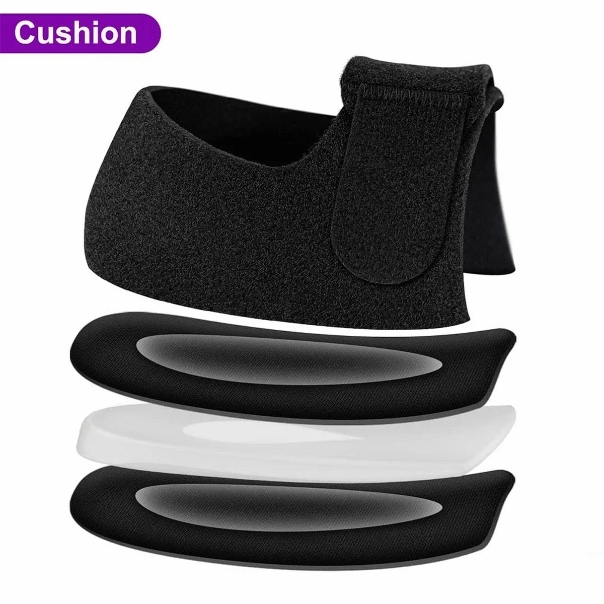 1Pair Heel Cups Heel Protectors Plantar Fasciitis Heel Cushion for Achilles Tendonitis Bone Spur Aching Feet Relieve Heel Pain