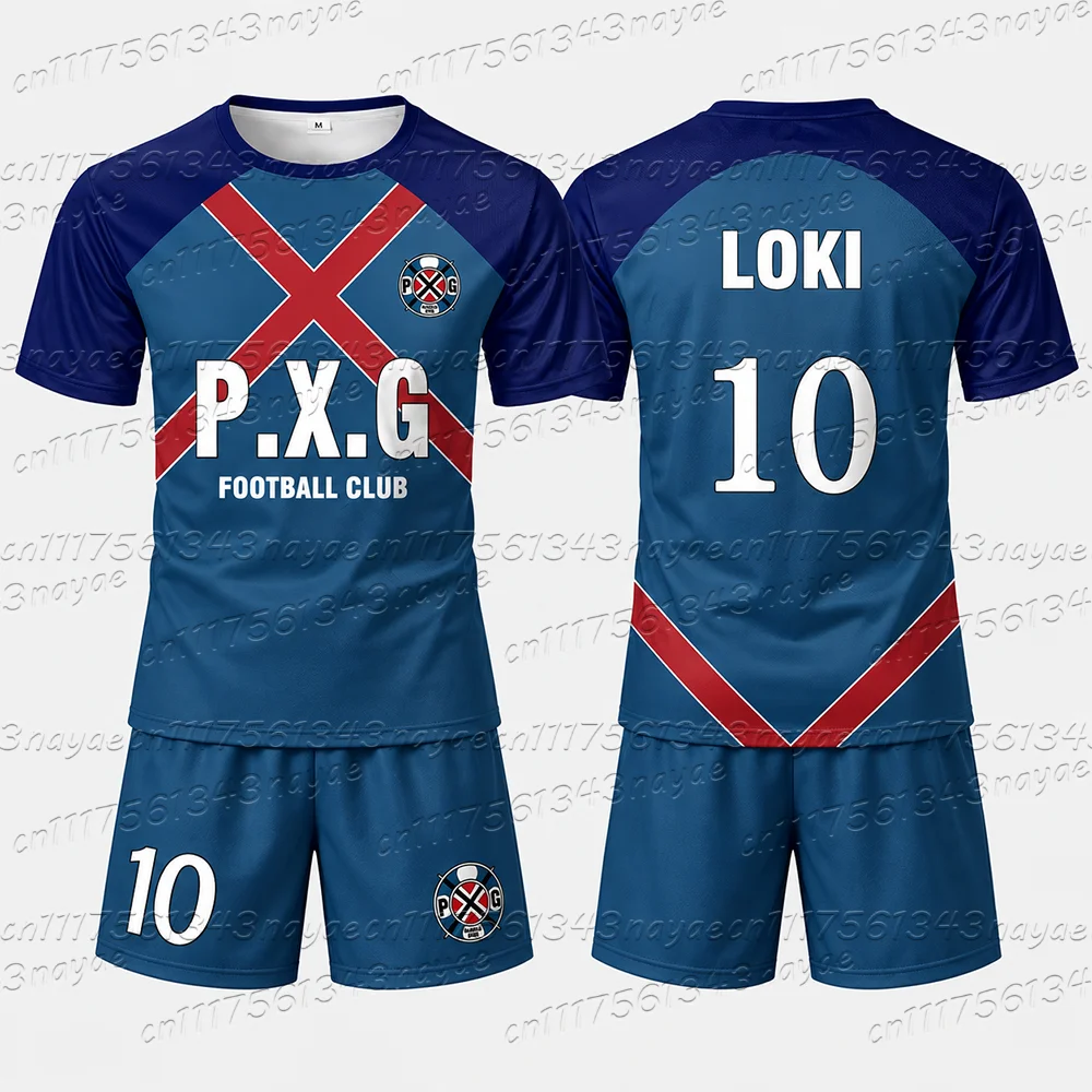 2026 Kid Adult Anime Football Cosplay Jersey Football Uniform T Shirts Shorts Sportwear Outfit Fashion 2 PCS Sets