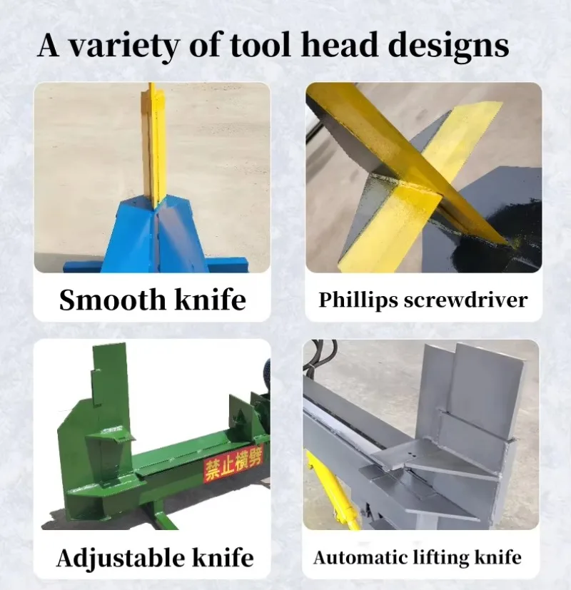 Wood Processing Equipment Electric Wood Splitter Horizontal Hydraulic Wood Splitter Tree Root Log Splitting Equipment