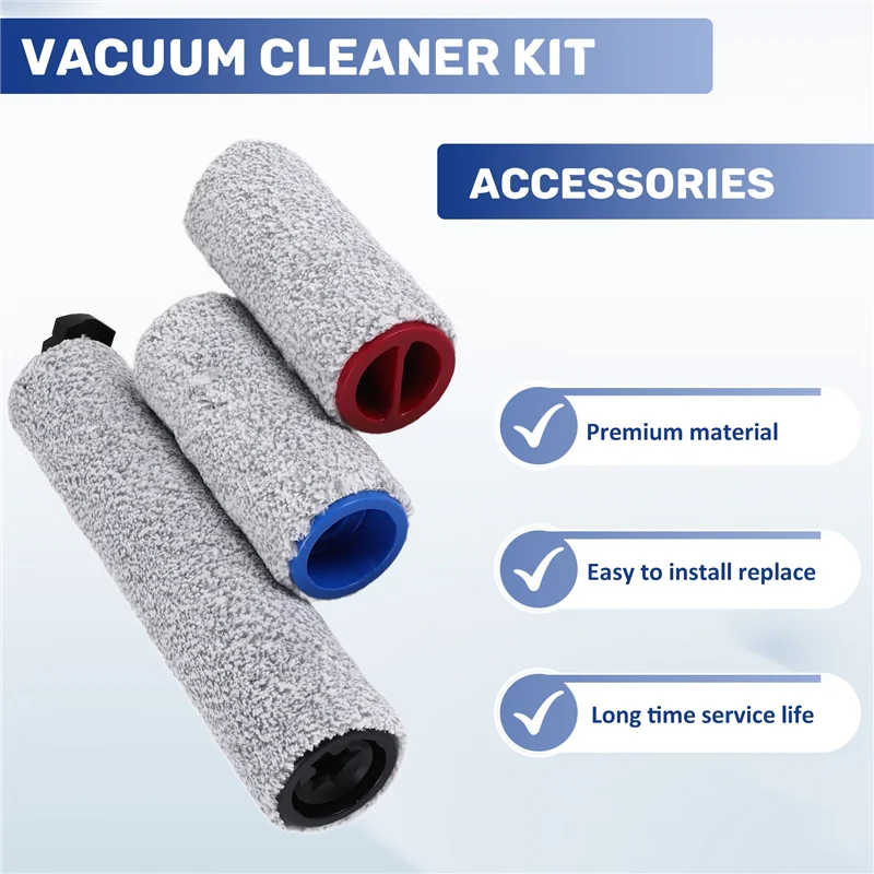 【ホットケーキ】Roborock Dyad 乾湿両用掃除機スペアパーツ用交換ローラーセット