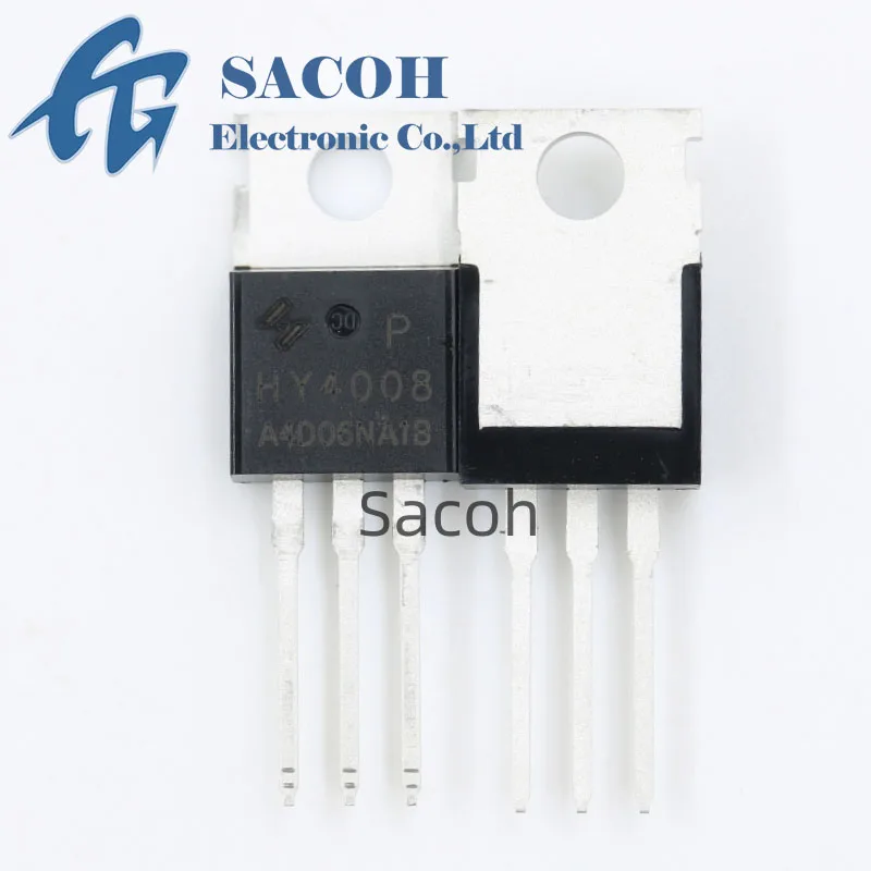 Transistor original do MOSFET do poder, novo, HY4008P, HY4008, 4008 TO-220, 200A, 80V, 10 PCes pelo lote