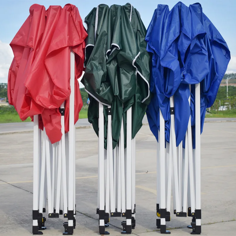 Four-corner rainproof tent Four-foot canopy out-of-home advertising Sun shade for exhibition stalls Rain shelter  folding canopy