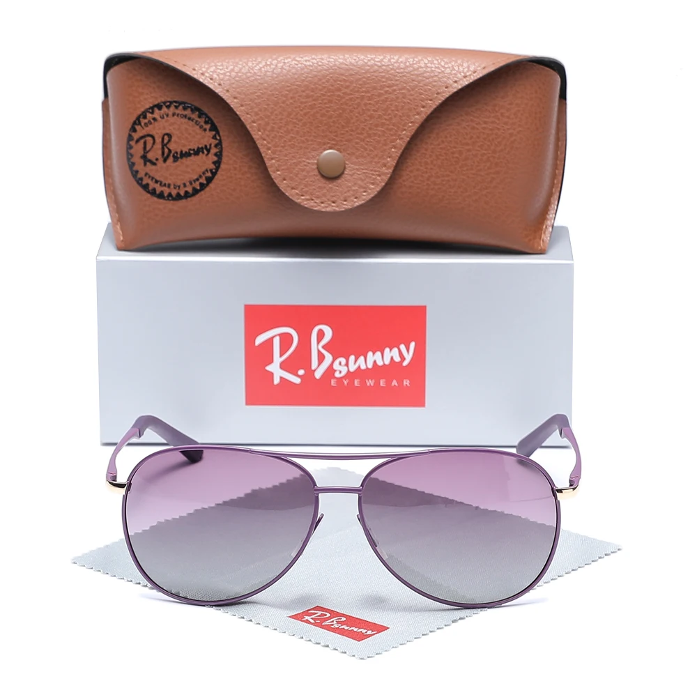 

RBsunny модные солнцезащитные очки для мужчин, поляризационные солнцезащитные очки, очки для путешествий, классические очки-пилоты с защитой UV400, унисекс