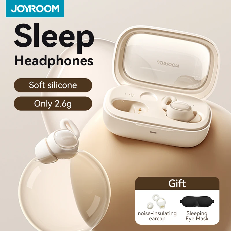 Joyroom TS1 Headphones Bluetooth 5.3 Sleeping Headphones Wireless Earbuds Invisible Comfortable Noise Cancelling Earphone